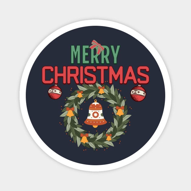 Merry Christmas Magnet by AWbydesign